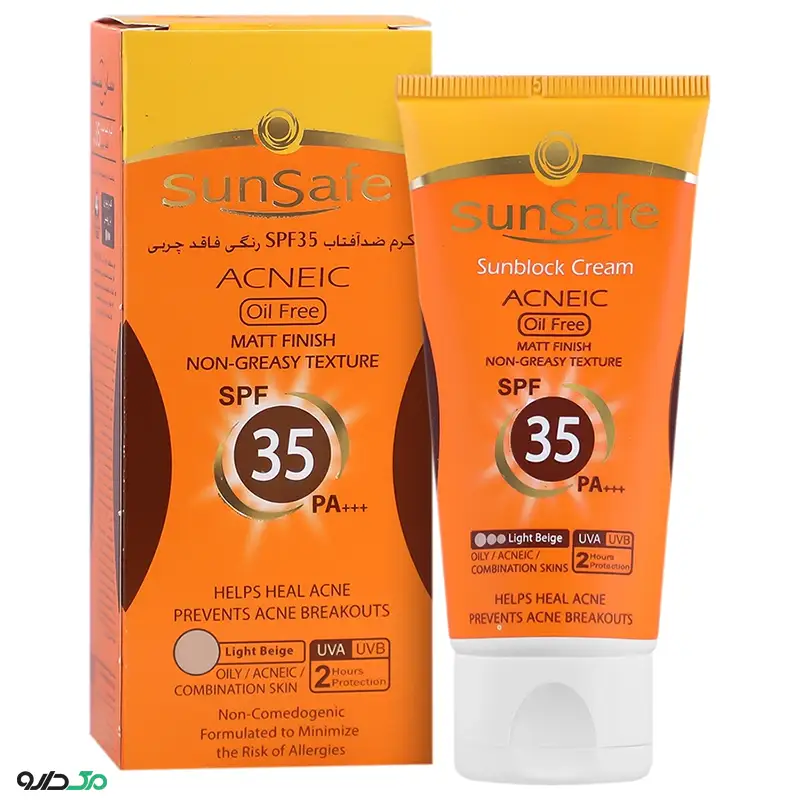 کرم ضد آفتاب ضد آکنه سان سیف SPF35